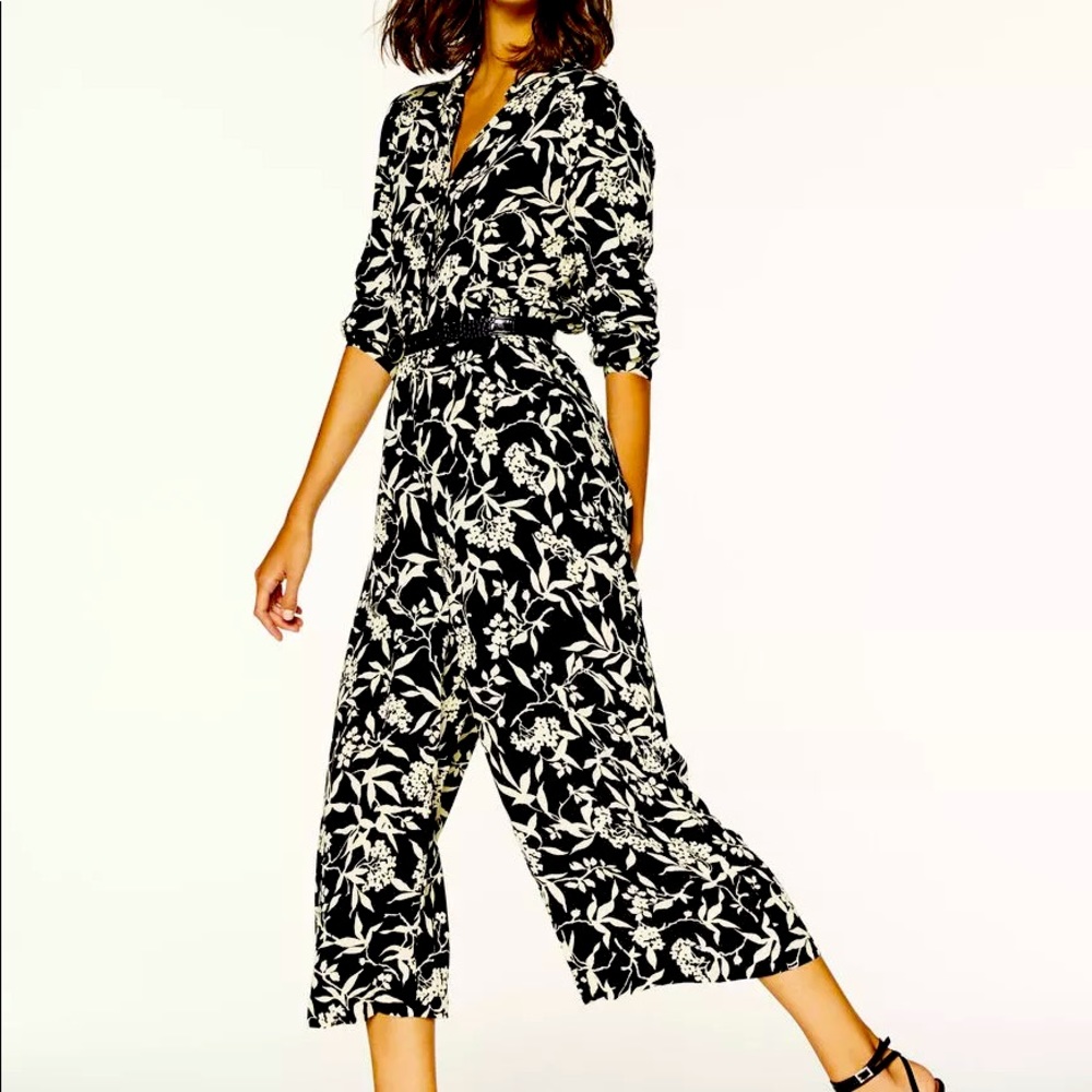 ba&sh print jumpsuit - worn once, like new!